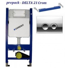 Geberit - Prepack - Delta 21 crom